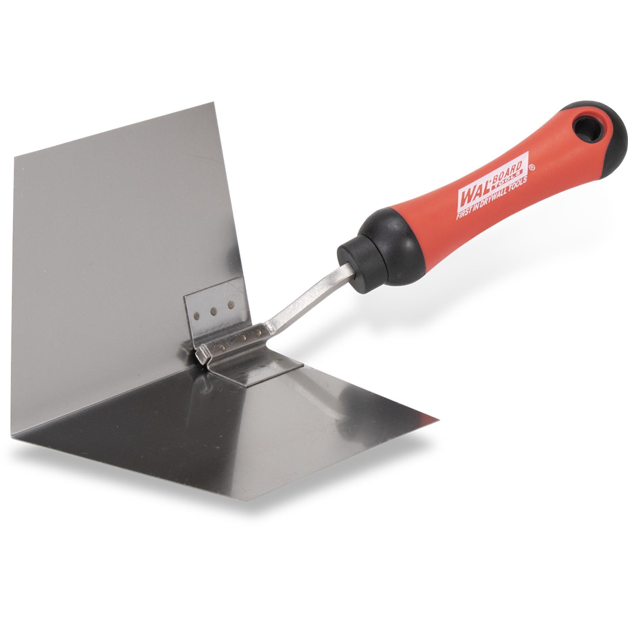 Wal-Board Large Inside Corner Tool — Soft Grip Handle, Stainless Steel, Model# 082-030